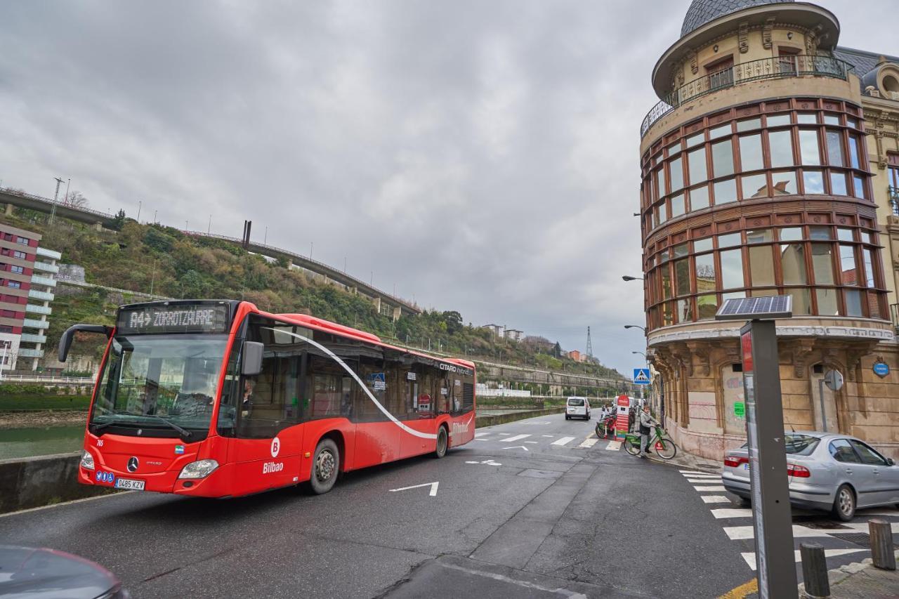 Apartamento Bio Exclusivo Con Mirador En Bilbao Y Aparcamiento Publico Gratuito Apartment Luaran gambar